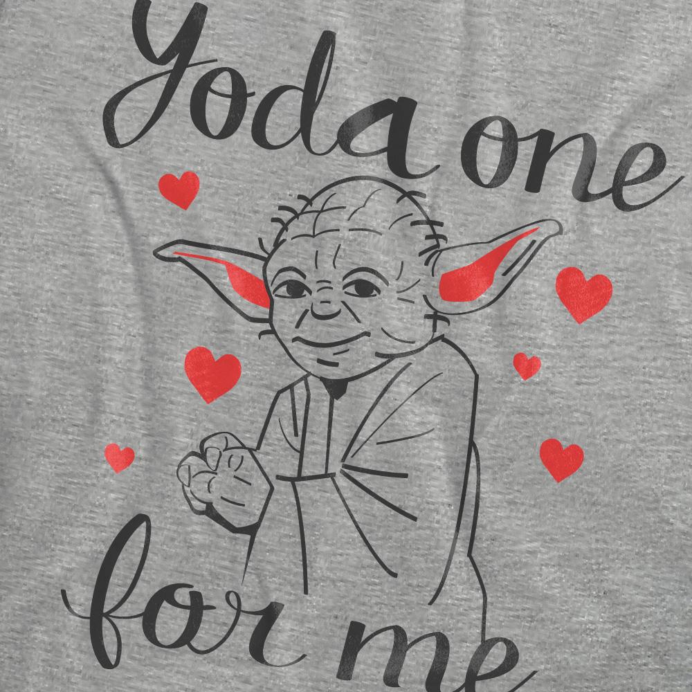 Star Wars Womens/Ladies Yoda One For Me Heather T-Shirt