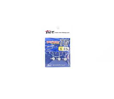 Tict Jig Head Tungsten Azista Azing Standard S-2.5 גרם 3/חבילה (6150)