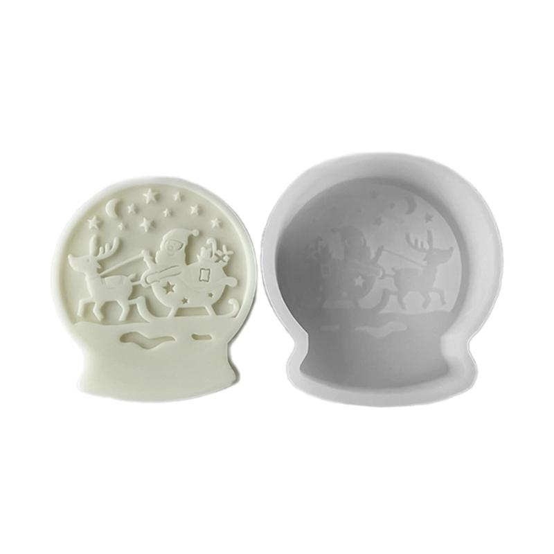 

Creative Silicone Candle Mold Crystal Slickball Shaped Aromatherapy Mould for Craft Lovers Stylish Home Decoration Mould