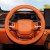 For Toyota bZ3X 2026 2026 Ultrathin Leather Steering Wheel Cover Breathable Car Interior Handle Covers Auto Accessories