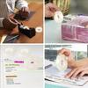 10/5/3/1Rolls Transparent Tape Refills Wrapping Tape Roll 0.8cm 1.2cm 1.8cm High-viscosity Adhesive Tapes Home School Supplies