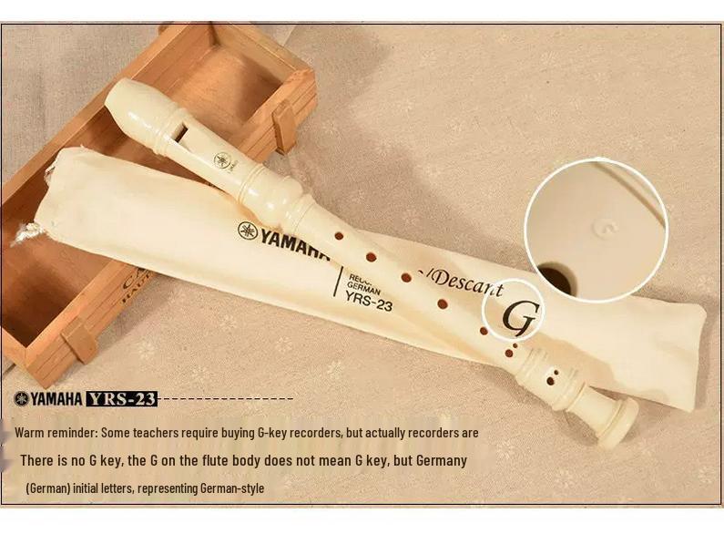 YMH Profesjonalny 8-otworowy flet prosty sopranowy w stylu niemieckim dla uczniów i dzieci