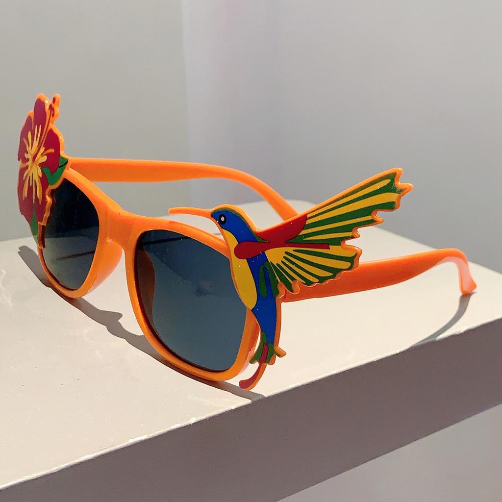 KAMMPT Fun Hawaiian Party Shades Tropical Fancy Eyewear Summer Beach Photo Props Crazy Glasses for Adults