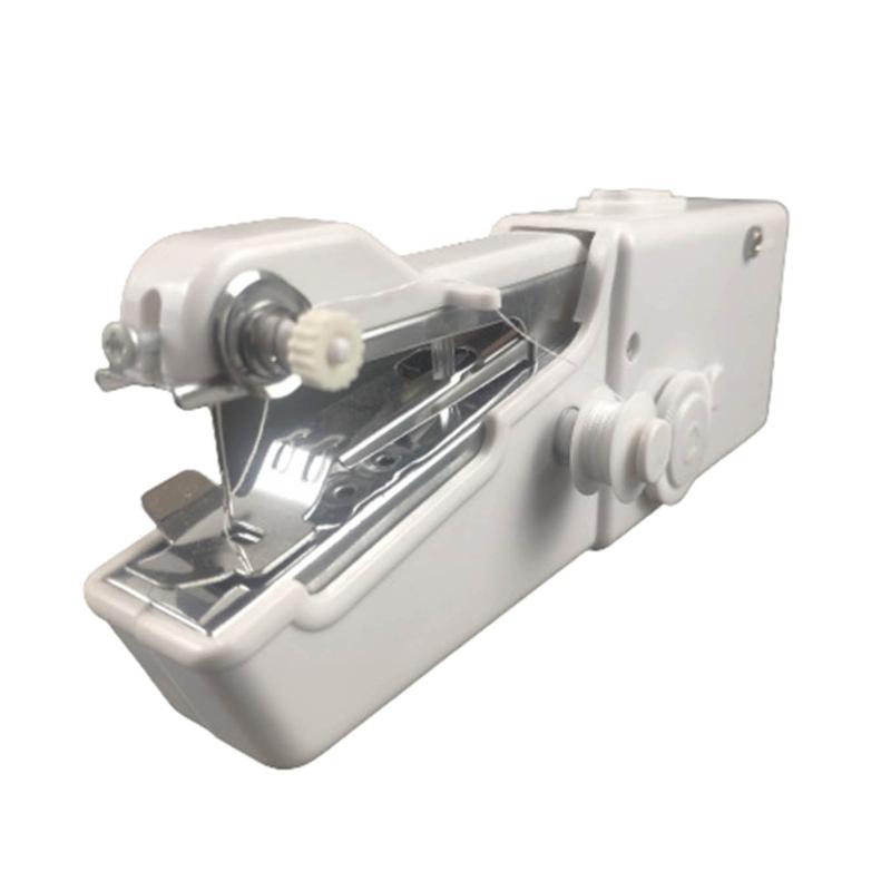 Мини-швейная машинка ручная, беспроводная электрическая швейная машинка с аксессуарами для шитья одежды, штор, поделок DIY 1