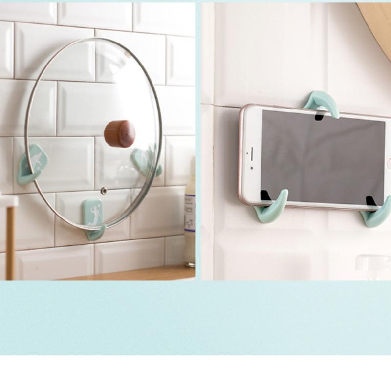 Viscose Hook Household No Trace Cartoon Cute Wall Sticky Hook Wall Load-bearing Mini Dorm Hook