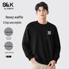 Baleno Men's S&K Waffle Knit Crewneck Sweatshirt