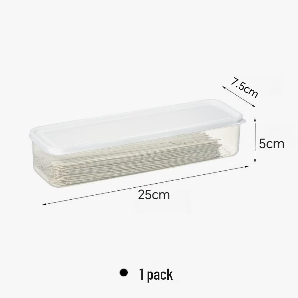 Rectangular Noodle and Herb Fresh-Keeping Storage Box with Large Capacity