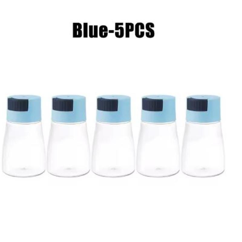 Kitchen Salt and Pepper Shakers Precise Quantitative Push Type Seasoning Shaker Press Type Salt Dispenser Spice Dispenser Sealed