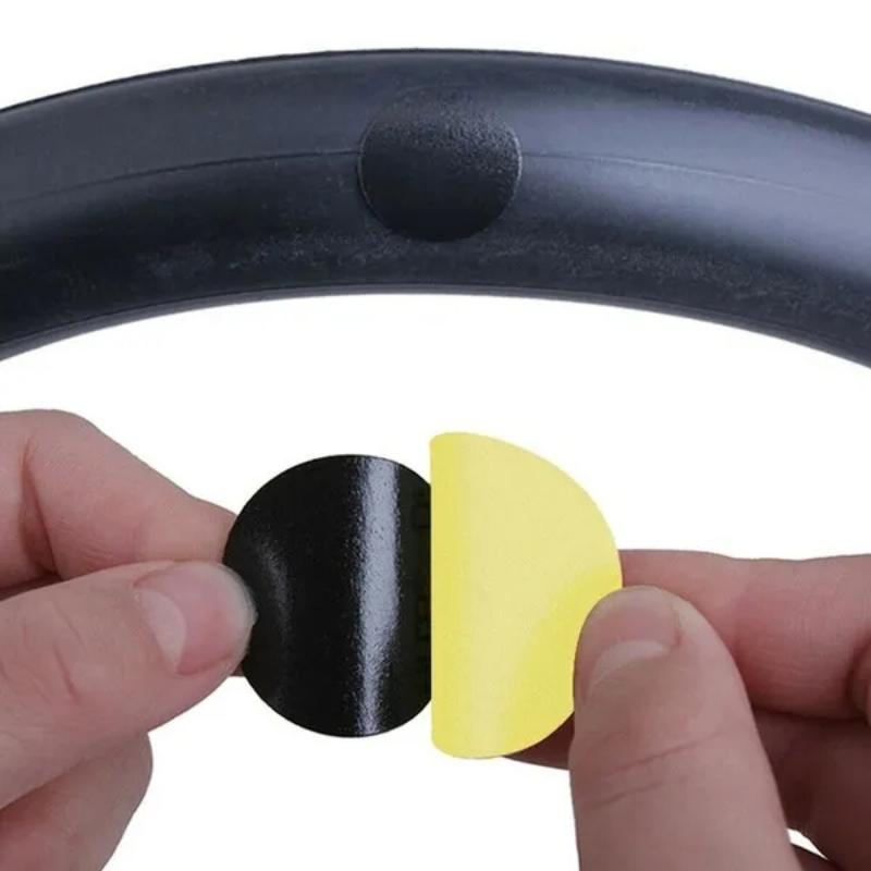 1/10Pcs Round Bicycle Tire Patches Mountain Bike Tire Patch Tools No-glue Adhesive Quick Drying Bicycle Repairing Accessories