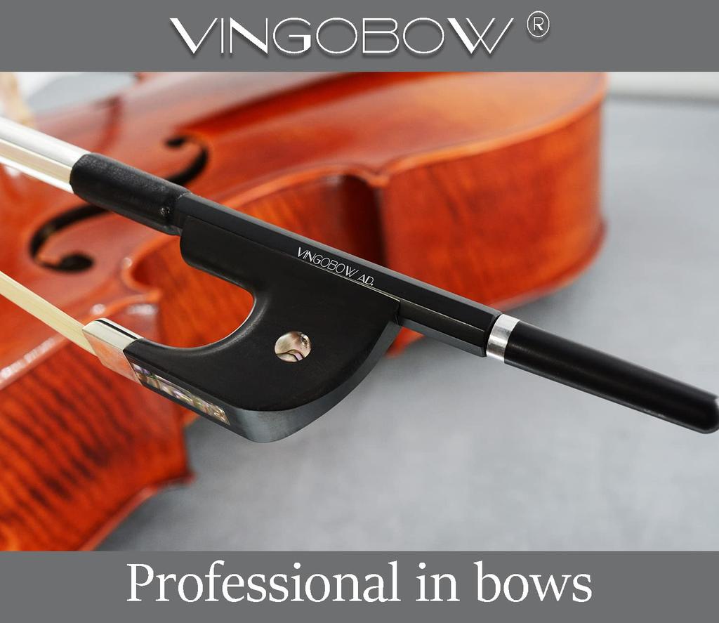 VINGOBOW German Carbon Fiber Contrabass Bow German Double Bass Bow Size 4/4