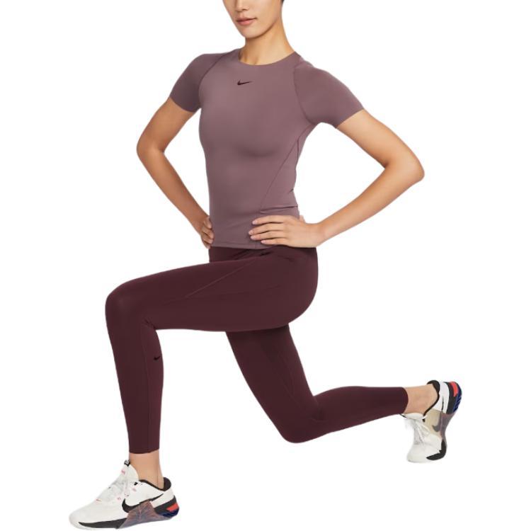 Nike Universal Quick-Dry Slim Fit Round Neck Short Sleeve T-Shirt Women Tops IO1272-502