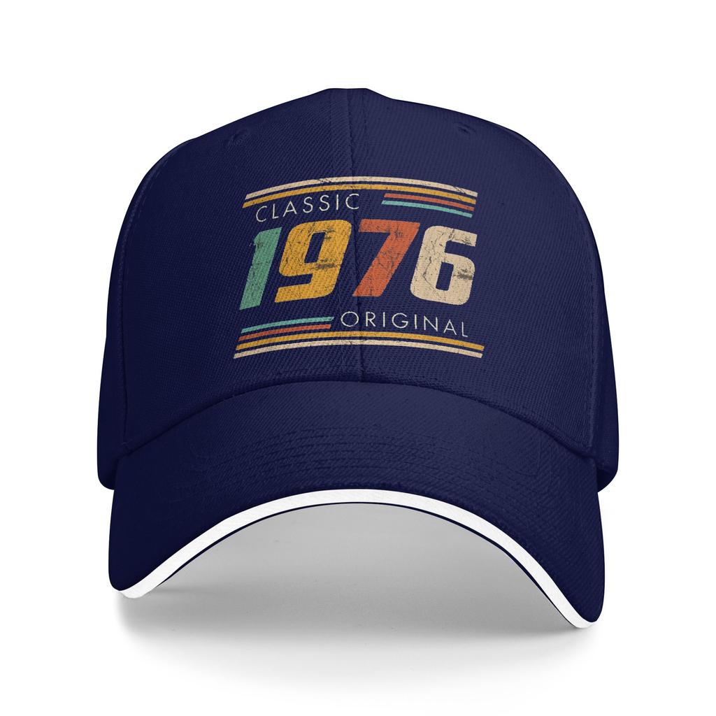 50th Birthday Classic 1976 Original Casual Baseball Cap Hiking Trucker Hat Summer SunProof Unisex Men Streetwear Baseball Caps