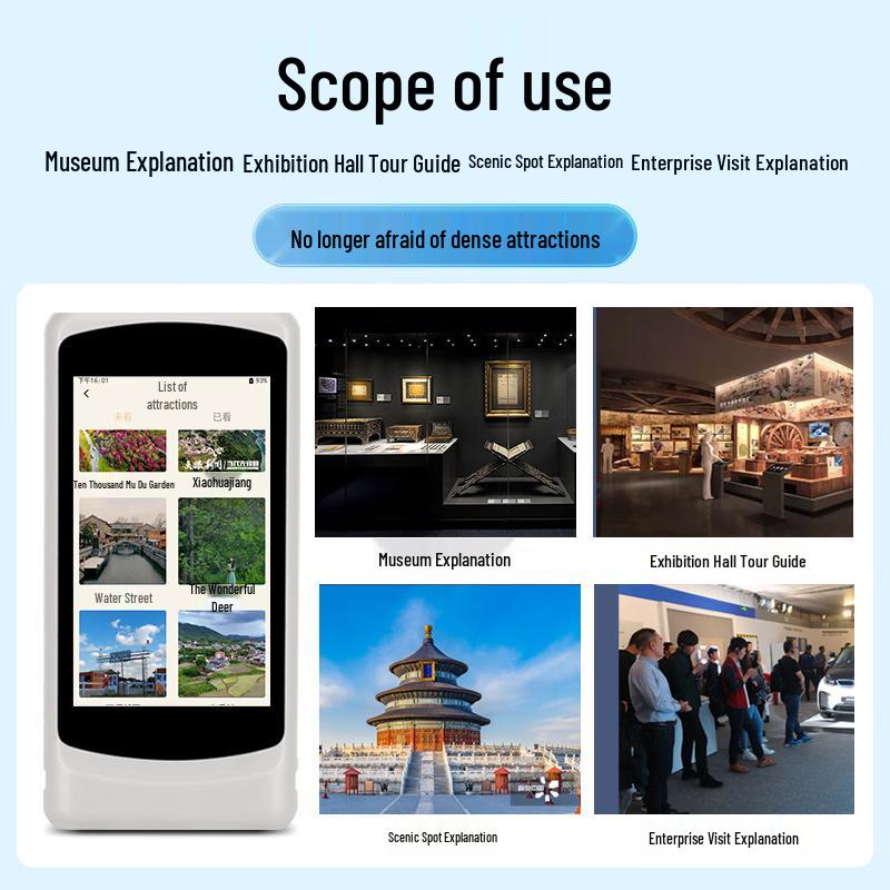 Biset X200 AI Wireless Tour Guide System (CN version)