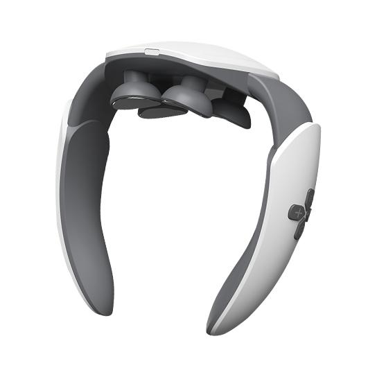 

Машина для массажа шеи, 4 машины для защиты головы и шеи, нагревательные машины, дыхательный свет, вибрация, горячий компресс, машина для шейного отдела позвоночника Type C Charge белый