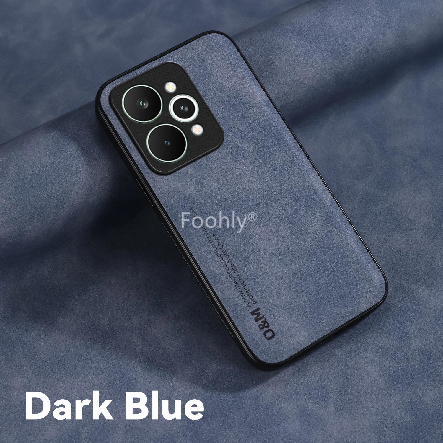 

Nubuck Leather Magnetic Case for Realme 15 Pro 5G Protective Cover Shockproof Back Shell Coque Capa Fundas realme 15 Pro