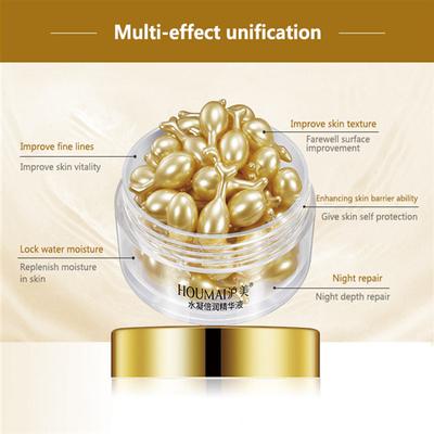 30 stücke Plazenta Gold Kapsel Essenz Feuchtigkeitsspendende Gesicht Essenz Anti Aging-Bleaching Feuchtigkeitsspendende Anti-falten Gesichts Serum