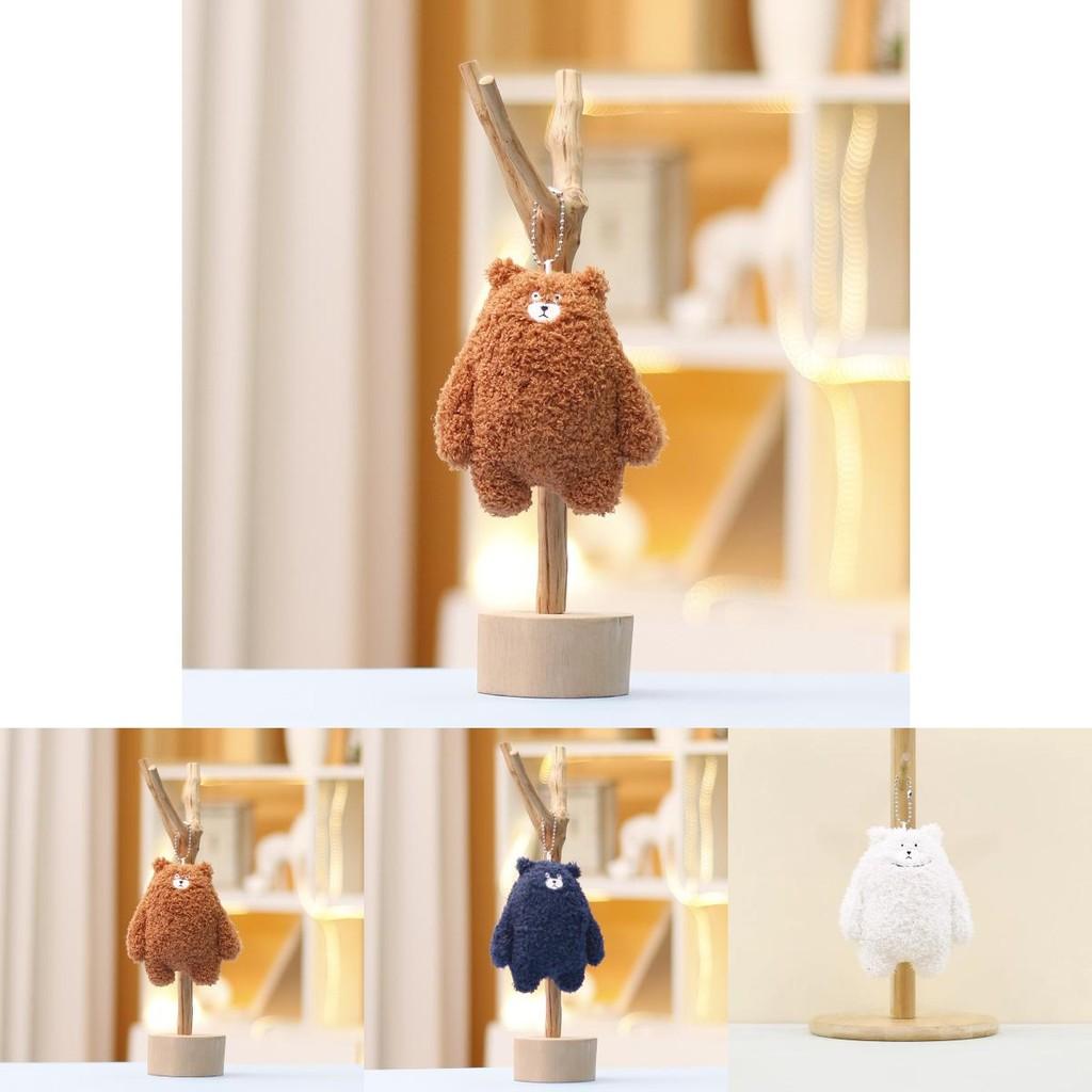 Cute Plush Bear Stuffed Animal Toy Adorable Doll For Gifting And Keychain Accessories