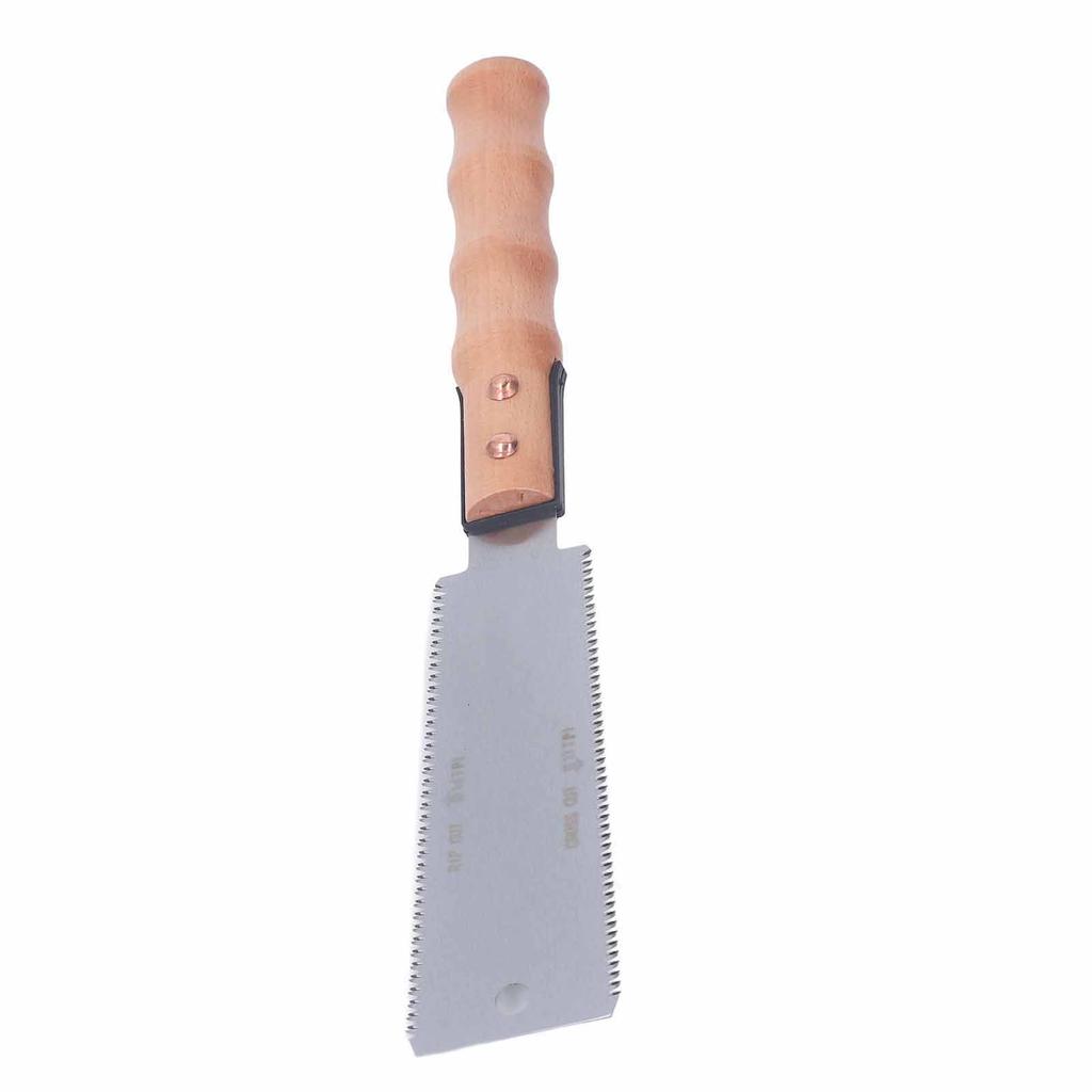 Japanese Hand Saw SK5 Alloy Blade Wooden Handle Wide Head Fine Teeth Mini Double Edge Sided Pull
