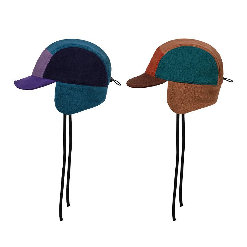 Winter Fleece Beanie Hat With Ear Flaps Thermal Quick Dry Windproof For Men Women Cold Weather Outdoor Sports