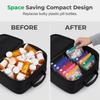 7pcs Pill Pouch With Slide Lock 7 Colors Waterproof Clear Portable Zippered Pill Pouch For Home Office Dormitory Business Trip
