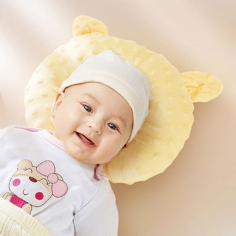 Soft and Cosy Newborn Sleep Support Pillow Bean Bean Dot Design Infant Naptime Pillows Bedding Room Decorations