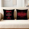 S-Slipknot Heavy Mental Music Pillow Case Applicable Space For Guest Rooms Interiors Cars Office House Decoration