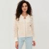 2026 Women's Casual Hollow Knit Zipper Sweater Jacket - Summer Trend