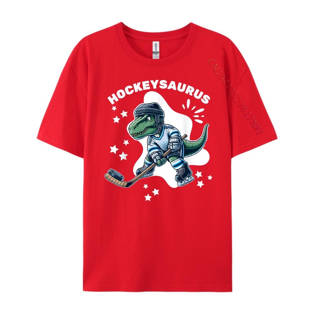 

Hockeysaurus FunnyDinosaur Hockey Kids Hockey Boy Mens Designer Clothes Funny Gifts Printed S