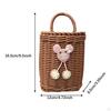Hanging Basket Wall Mounted Storage Woven Sundries Multifunction Decorative Hand