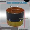 12-15" High Power Speaker Repair Parts: 75.5mm Woofer Voice Coil with Multiple Flat Wire 75/100 Core