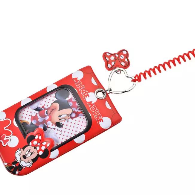 Minnie Card Holder, Stand Type, Card Included, MINNIE'S DOT RIBBON Japan NEW