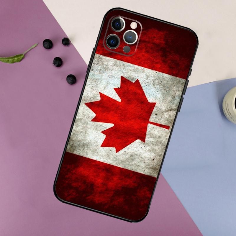 

Canada Canadian Flag Phone Case For iPhone 17 16 15 14 11 12 13 Pro Max Plus 12 13 mini 16e 17 Air Bumper Cover iPhone 11Pro MAX