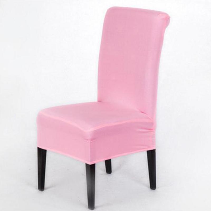 Buy Removable Spandex Chair Cover Elastic White Stretch Lycra Seat Covers Party Wedding Chair