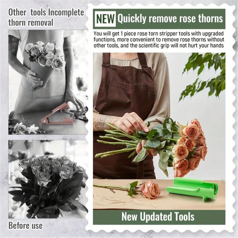 1 Piece Rose Peeling and Prickling Machine Is Very Suitable for Family Flower Arrangement and Gardening Enthusiasts