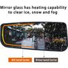 Left Driver Side Heated Lower Mirror Glass Replacement For 2015- Ford F150 2017- Ford F250 F350 - Towing Mirror Convex Side Mirror Glass With Rear