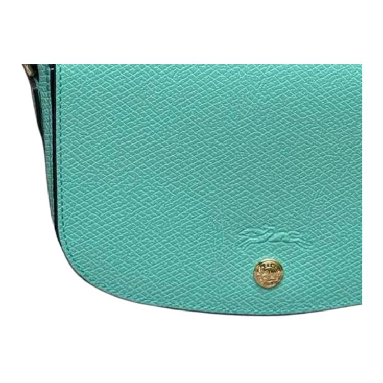 Longchamp Épure Snap Closure Adjustable Shoulder Strap Leather Saddle Bag Small Women Shoulder Bag Mint 10253HYZ410