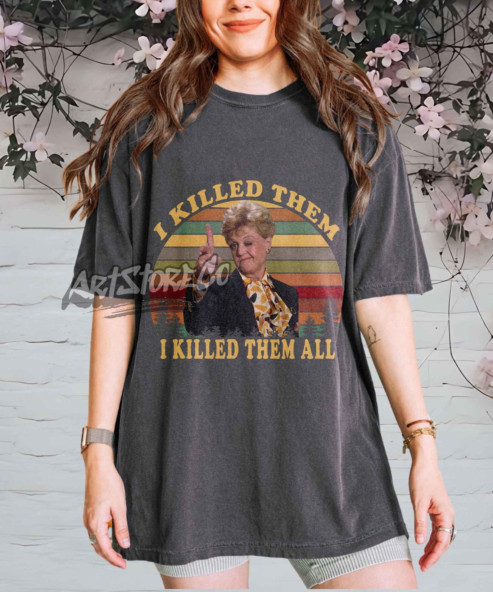 Jessica Fletcher I killed them all shirt XL