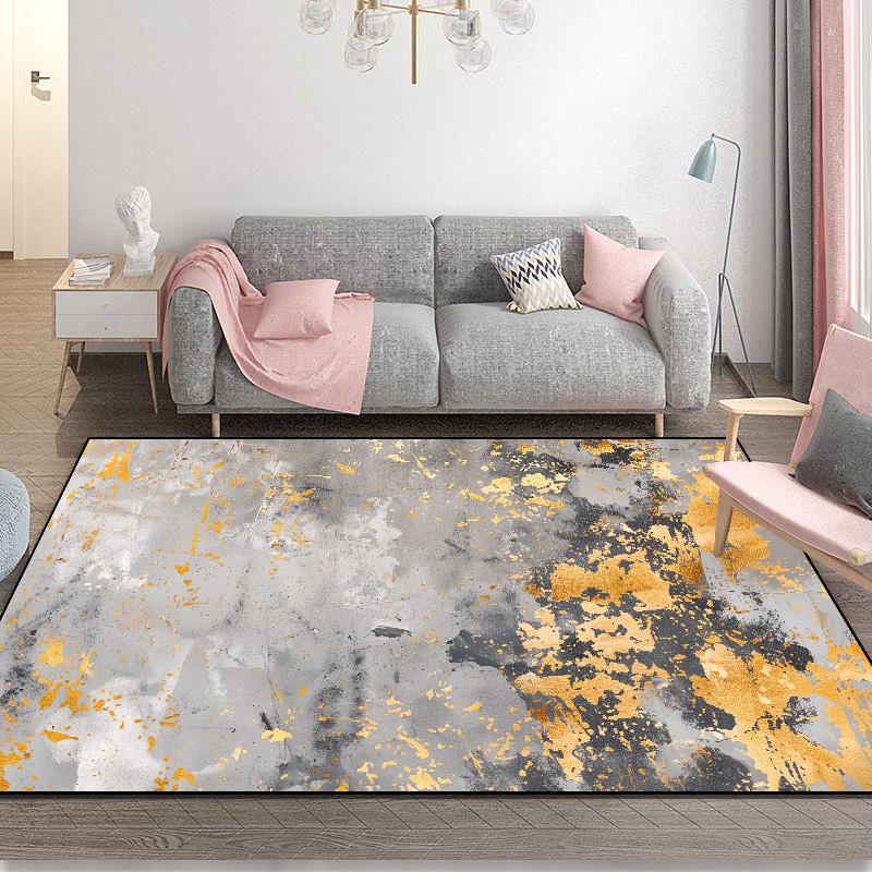 Modern Einfacher Haushaltsmatte Wohnzimmer Abstrakt Bereichsteppich Rutschfest Schlafzimmer Dekoration Teppich Leicht zu Reinigen Kinderteppich 140x200cm