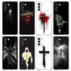 Phone Case For Samsung Galaxy S25 Edge S24 Plus S23 FE S22 S21 S20 Ultra 5G S10 Clear Cover Bible Jesus Christ Christian Cross