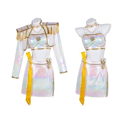 Cosplay kostým Lovce démonů K-Pop Rumizo Yimira Barevný laserový songový oblek Kostým pro pódiové vystoupení