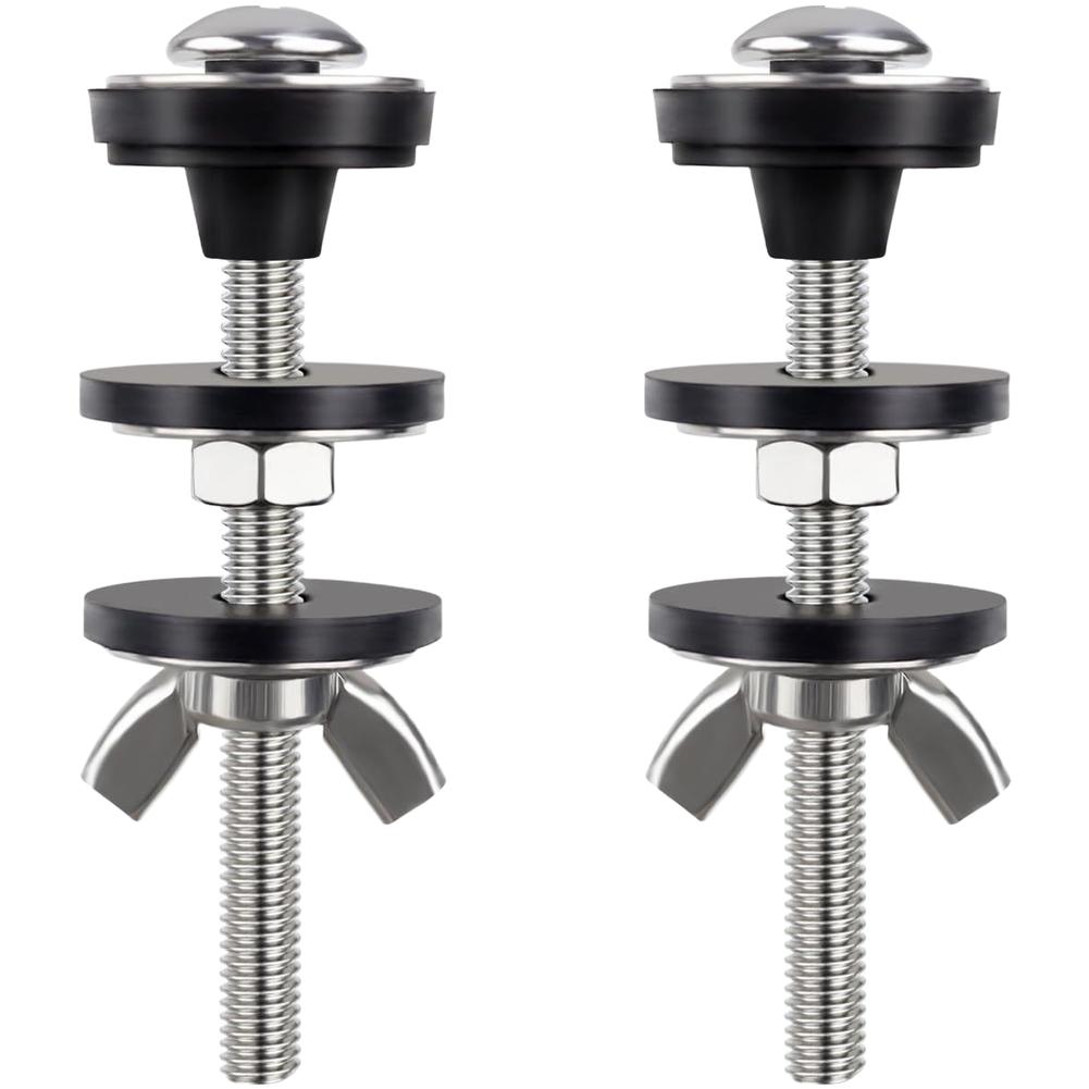 

304 Stainless Steel Toilet Tank Bolt Kit with Rubber Components for Replacement Use on Standard Toilet Tanks and Seats China Mainland