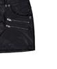 ROCKCAKE Leather Zipper Mini Skirt - Black