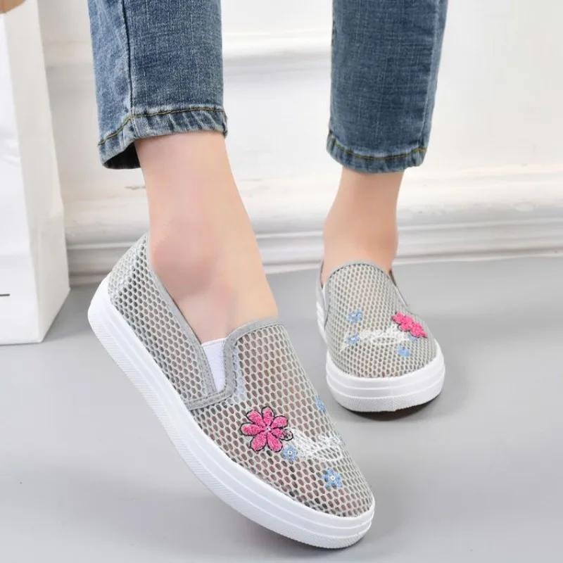 Fashion Aesthetic Summer Slip On Shoes for Women New In Arrival 2025 Korean 39 Y2k Fashion Offers Deals Original Woman Footwear Sale