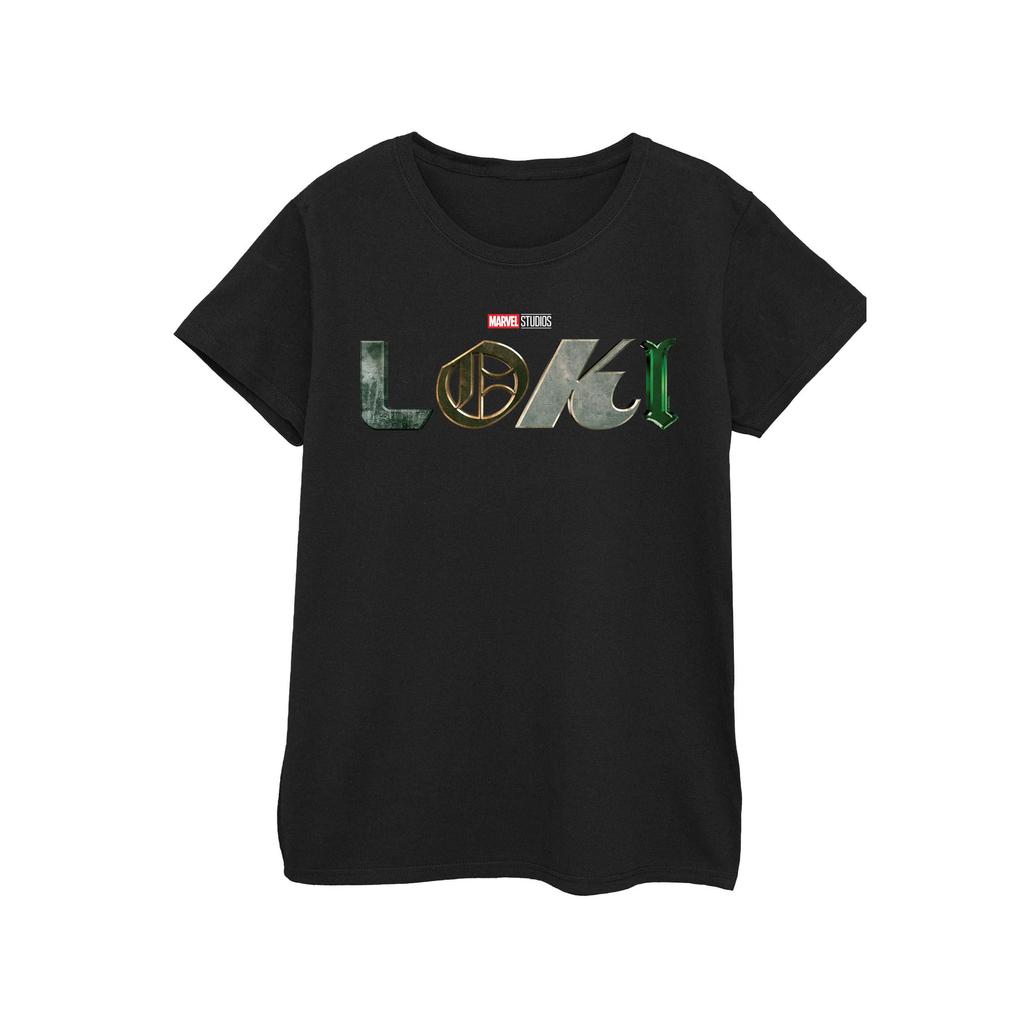 Marvel Womens/Ladies Loki Logo Cotton T-Shirt