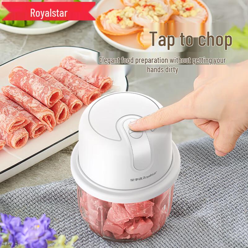 Royalsar Electric Garlic Mincer & Meat Chopper