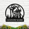 Firefighter Metal Wall Art, Unique Indoor Outdoor Decor, Gift for Firefighters