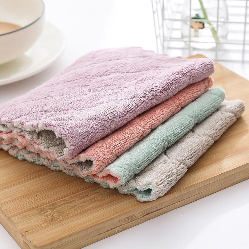 12-Pack Of Dish Towels For Kitchen Super Absorbent Kitchen Towels Microfiber Cleaning Rags Machine Washable