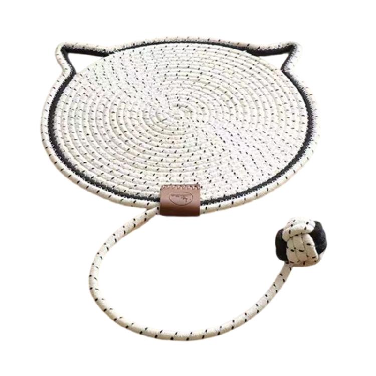 Cotton Rope Cats Scratcher Post Mat Essential Cats Toy for Claw Care Scratches-Resistant Engaging for Home