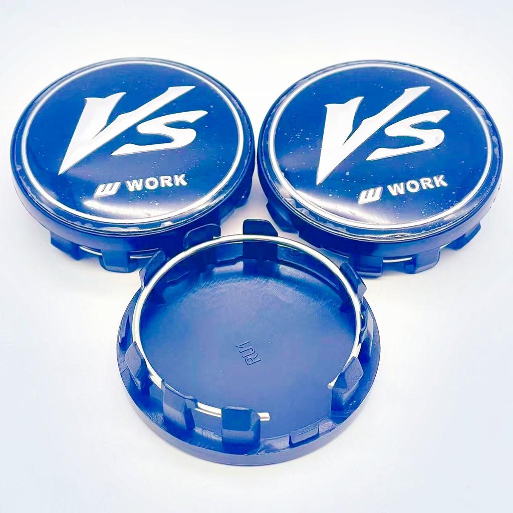 4pcs/lot 3D High Quality 59mm Car Wheel Hub Cover Center Caps for VS W Work Racing Styling Badge Emblem Accessories