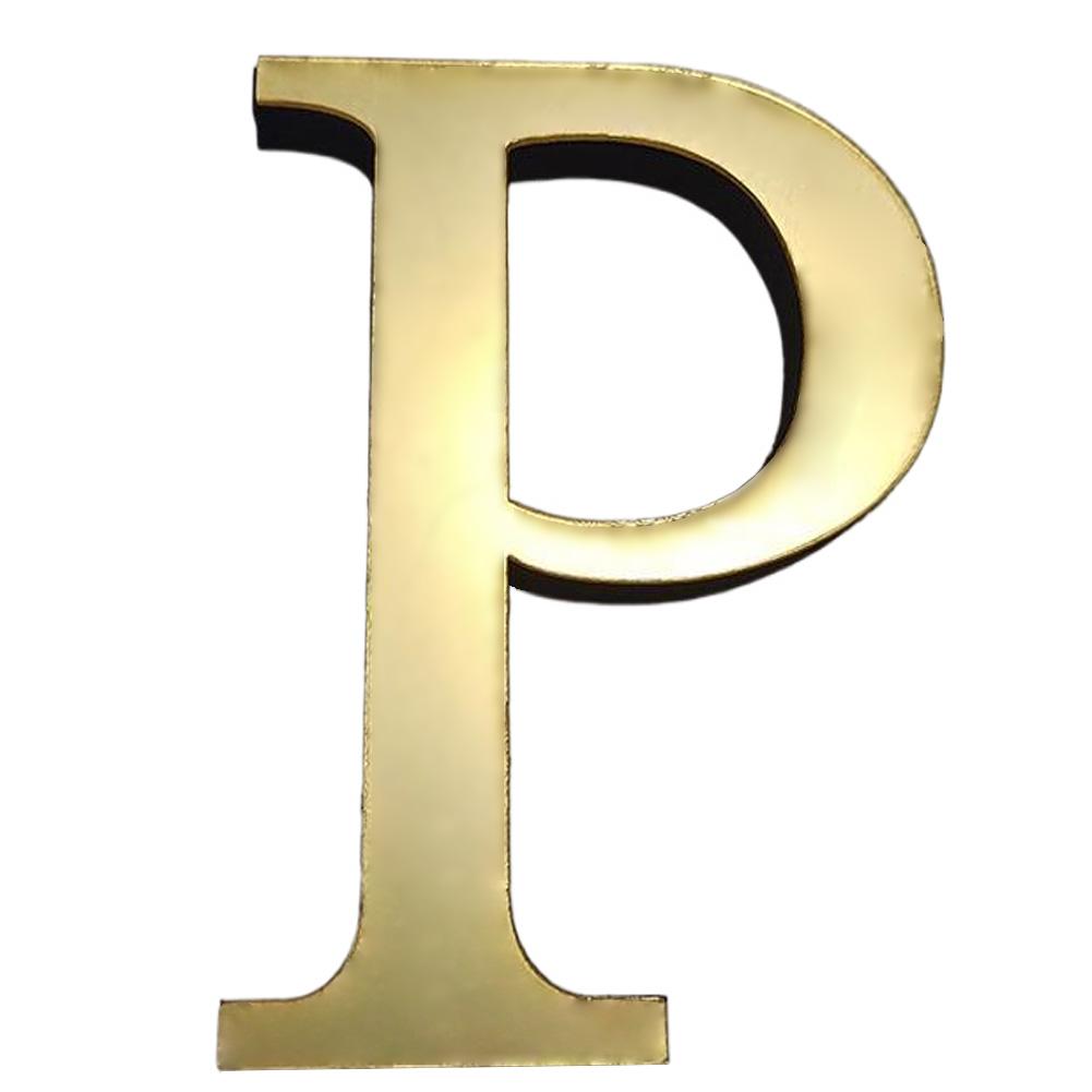 Gold English Letters Wall Stickers Wall Art Alphabet 10CM 3D Acrylic Mirror+EVA Numbers Ornaments DIY Wall Decals for Home Decor